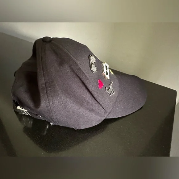 Karl Lagerfeld CATE PINS BASEBALL CAP NWT - Picture 7 of 7